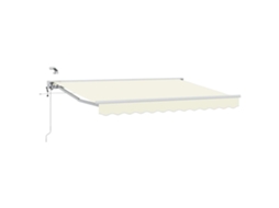 Vidaxl Toldo Retrátil Elétrico Creme 3 X 2,5 M