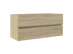Bathroom Sink Cabinet, Bathroom Sink Cabinets Vidaxl Marrom Madeira Processada