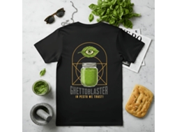 T-shirt Ghettoblaster Pesto Trust Preta