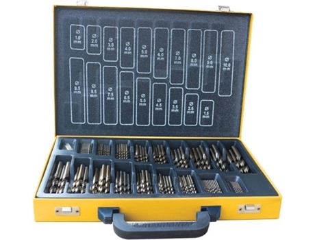 Pack FLUX Broca Rectificada Cobalto HSS 170 Peças