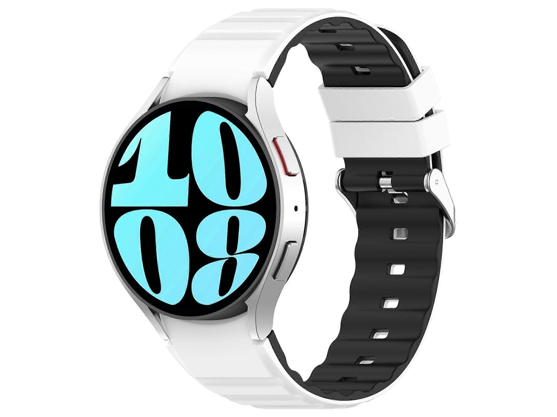 Pulseira De Silicone Horizontal Bicolor