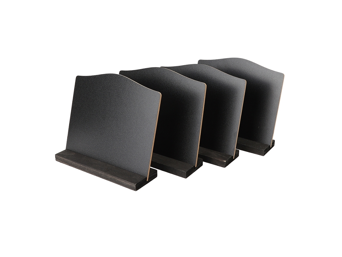 Peças De Mini Quadro Negro Com Base, Duplex, Para Exibição De Mensagens E Notas, Com Prego