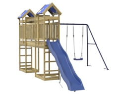 Outdoor Playset, Outdoor Playsets Vidaxl Marrom Madeira De Pinho Impregnada (n/a)
