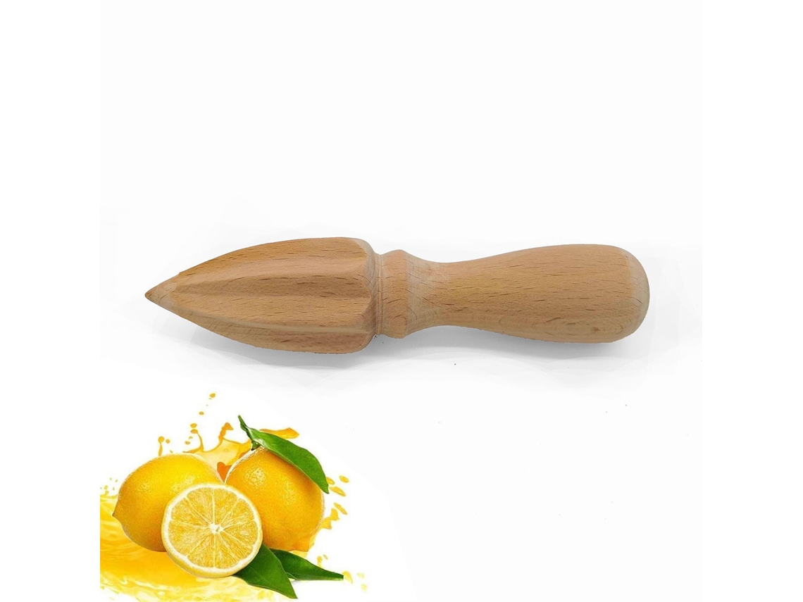 KOFIHETY Espremedor De Frutas Cítricas Fácil De Limpar, Espremedor Manual De Limão Em Madeira De Faia Maciça, Ideia De Presente Para Amantes Da Cozinha, Tamanh