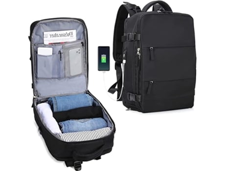 Mochila de Viagem Grande Preto