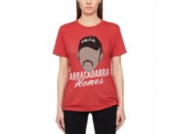Rockinstone Talladega Nights Abracadabra Homes Red Heather T-shirt Size:l
