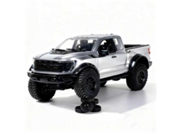 Carro Rc Hstar R12 01q F150 Rtr 1/12 2.4g 4wd Vermelho 2 Vel Rock Crawler Off road Luz Led Eixo Metal Brinquedo MDUG