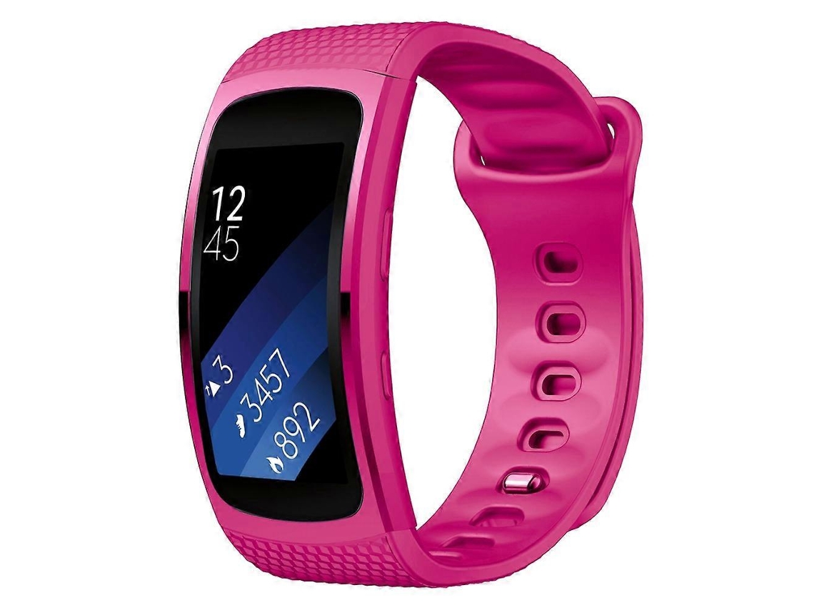 Pulseira De Silicone Para Samsung Gear Fit2 Pro, Tamanho: G (branca)