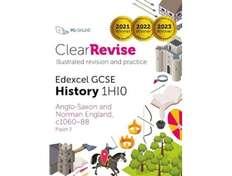 Livro ClearRevise Edexcel GCSE History 1HI0 Anglo-Saxon and Norman England, C1060-88 de PG Online Ltd (Inglês)