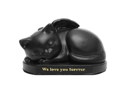 Urna Para Mascotas Com Asas De Anjo Memorial Crematório Resina Interior Exterior Gato