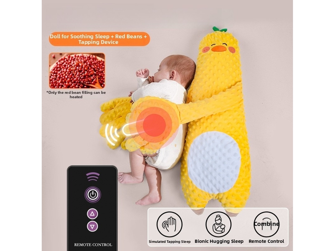 Boneca Calmante Almofada Para Bebê Dormir, Boneca Que Simula Tapas (pato) Spqment