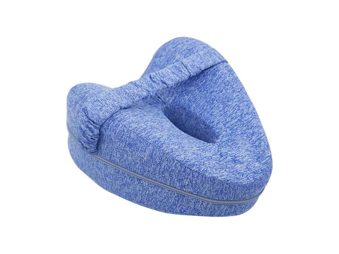 Almofada Ortopédica para Joelhos, Espuma Viscoelástica, Ergonômico, Capa Removível, para Dormir de Lado AQUAFORGE