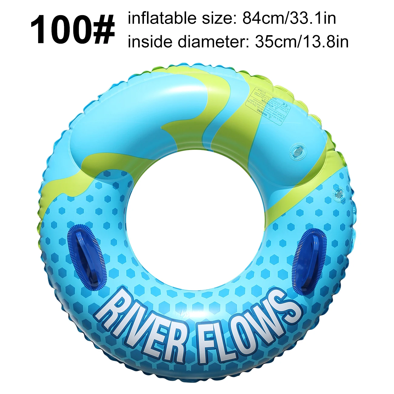 (100) Inflável Para Piscina Com Alça, Design De Airbag Duplo, Adequada Para Praias, Piscinas, Lagos, Etc.