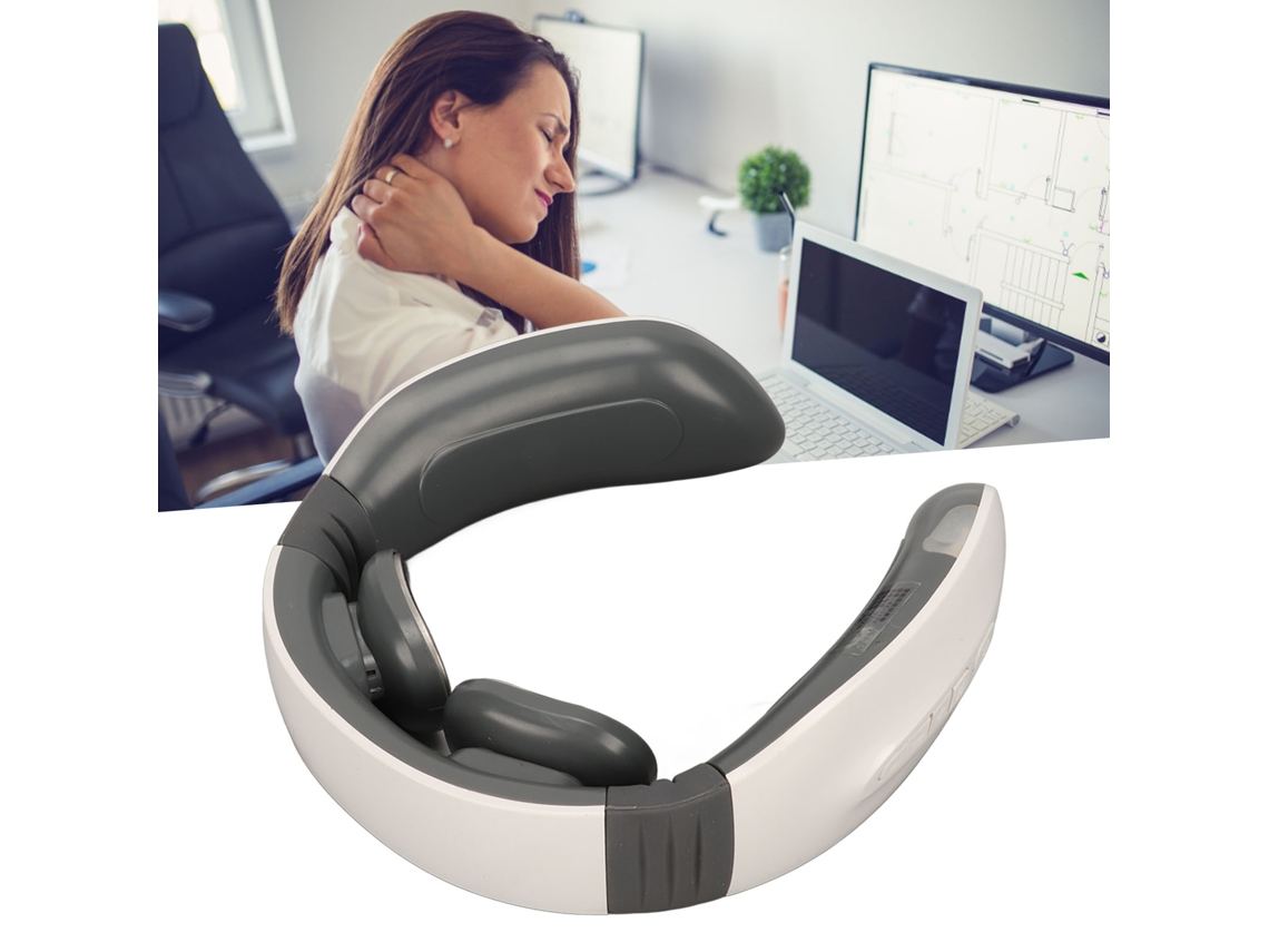 Massageador De Pescoço Com Função De Aquecimento, Pulso Elétrico Para Massagem De Tecido Profundo, Design Portátil, Vários Modos D Aquaforge