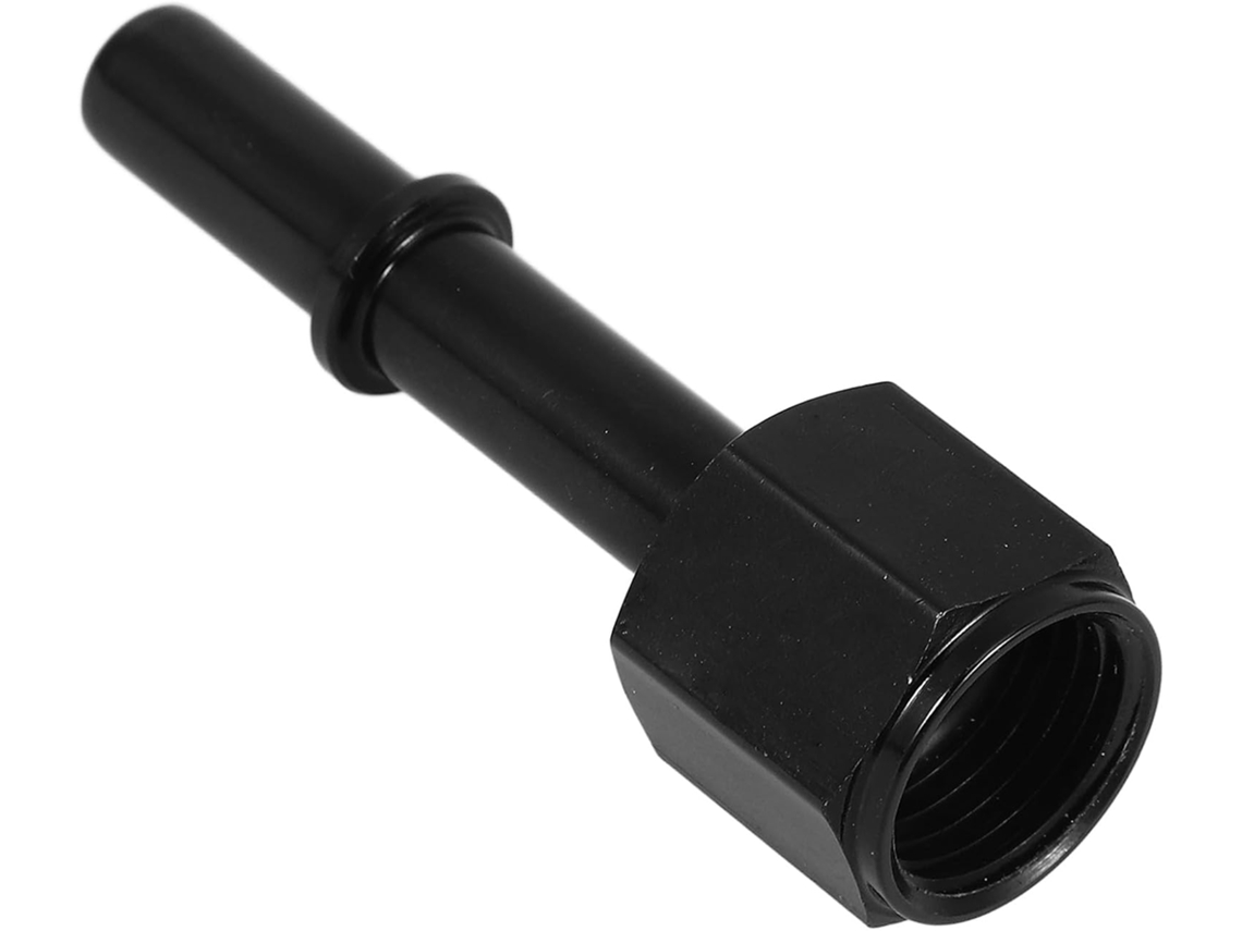 Adaptador de linha Ferro reforçado na cor preta com conexão e conector seguros.