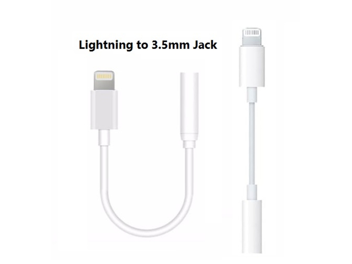 Cabo  Adaptador Lightning Para Jack 3.5mm Compatível Com Iphone/ipad/ipod*