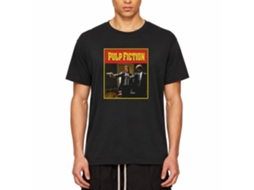 Rockinstone Men's T-shirt Pulp Fiction Jules Graphic Print Tee Black Size:xxxl