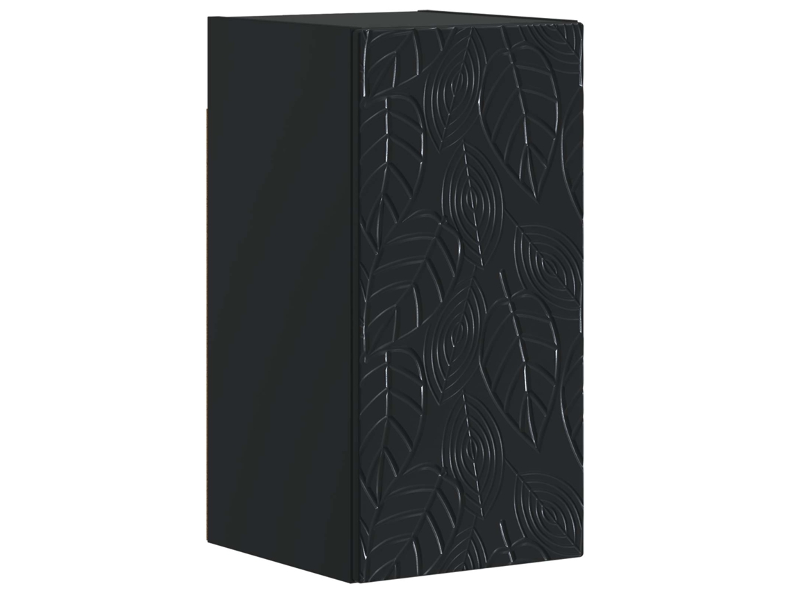 Vidaxl Armário De Parede Para Banheiro Delft Preto 30 X 31 X 59 Cm