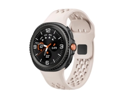 Bracelete Para Samsung Galaxy Watch 8 / 8 Classic - Silicone Com Fivela Reversa Preta No Estilo Clássico - Starlight