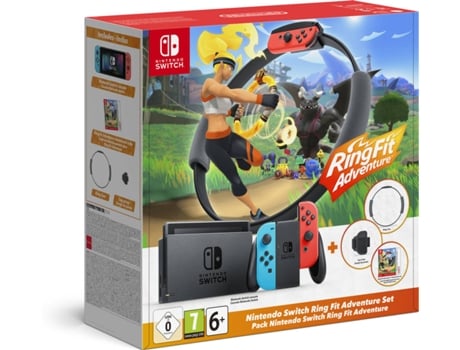 Consola Nintendo Switch + Ring Fit Adventure Pack