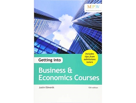 Livro getting into business & economics courses de justin edwards (inglês)