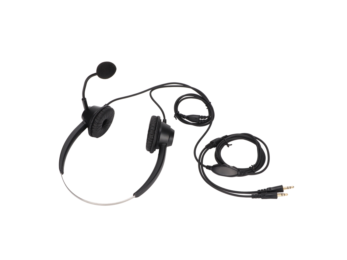 Aetheria fone de Ouvido com Microfone para Pc Atendimento Ao Cliente Binaural Ajuste de Volume Plug And Play
