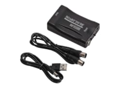 Adaptador conversor coaxial Slowmoose SCART para RF de sinal digital SCART para sinal RF analógico