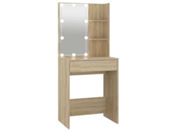 Dressing Table, Dressing Tables Vidaxl Marrom Madeira Processada