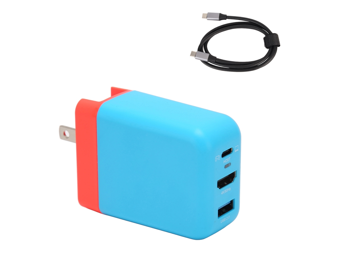 Mali carregador Gan Usb C 65w 3 Portas Plugue Foldable 4k 60hz para Switch Tv Projetor Us