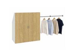 Guarda roupa de Madeira com Teto Inclinado, Dacho L VCM