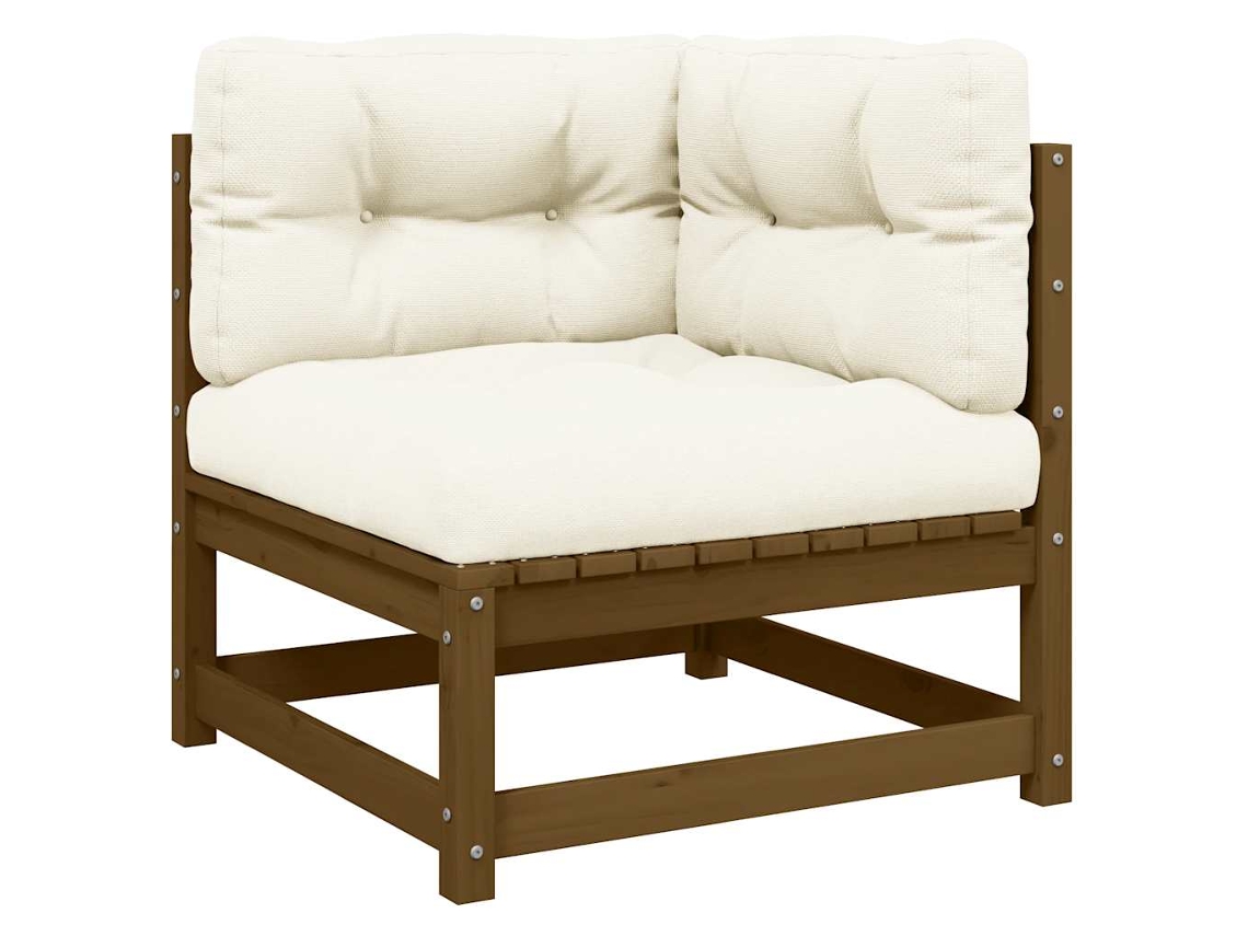 Corner Sofa, Corner Sofas Vidaxl Marrom Madeira De Pinho (n/a)