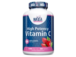 High Potency Vitamin C 1,000mg With Rose Hips - 100 Comprimidos De Haya Labs