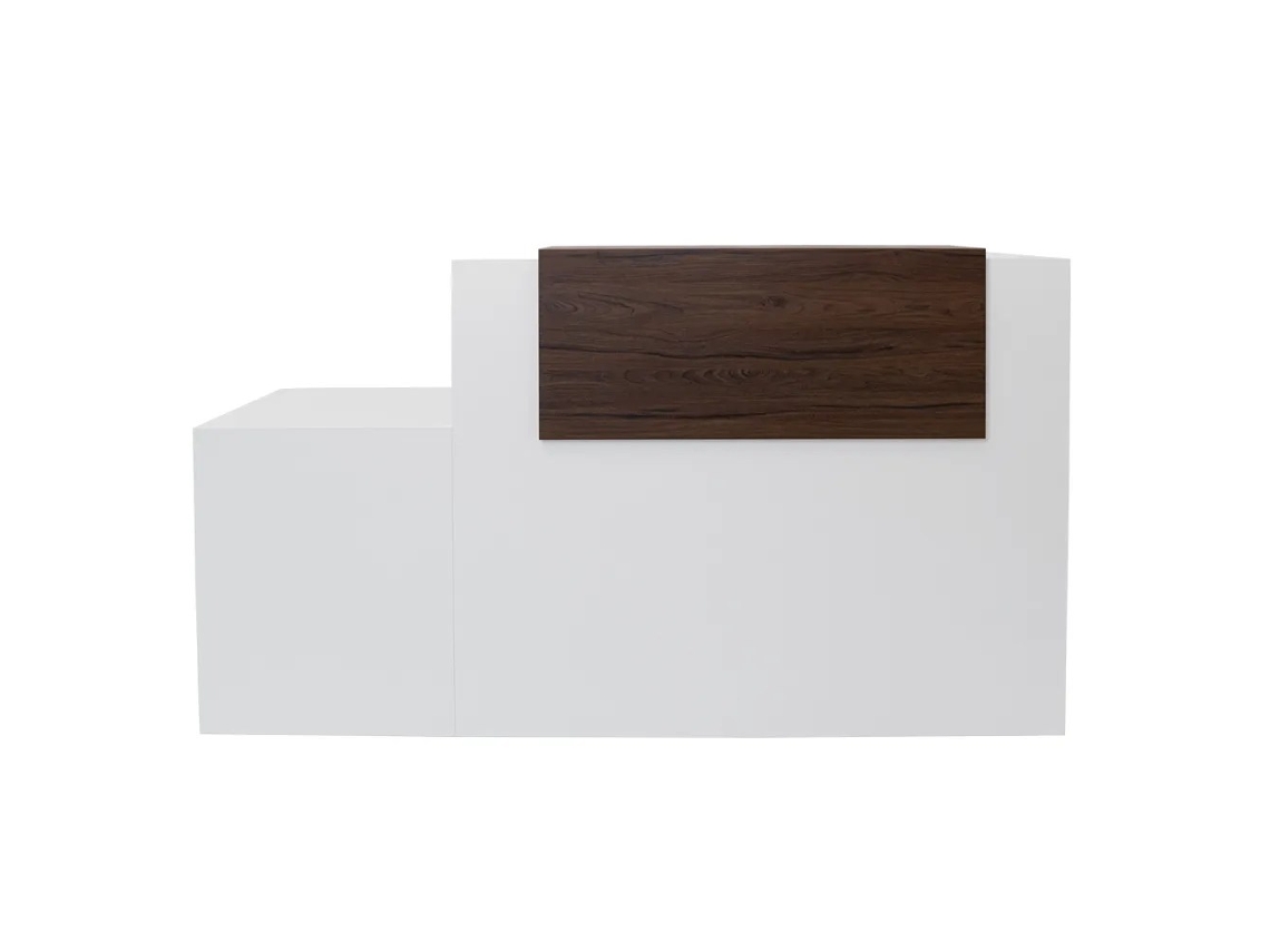 Recepção Basic Adaptada para Pessoas com Deficiência OFILIKE (à direita - Nogueira 160+60 cm)
