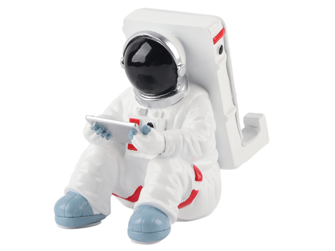 Suporte Multifuncional Para Celular Em Resina, Estatueta De Astronauta, Estátua, Suporte De Mesa Para Celular