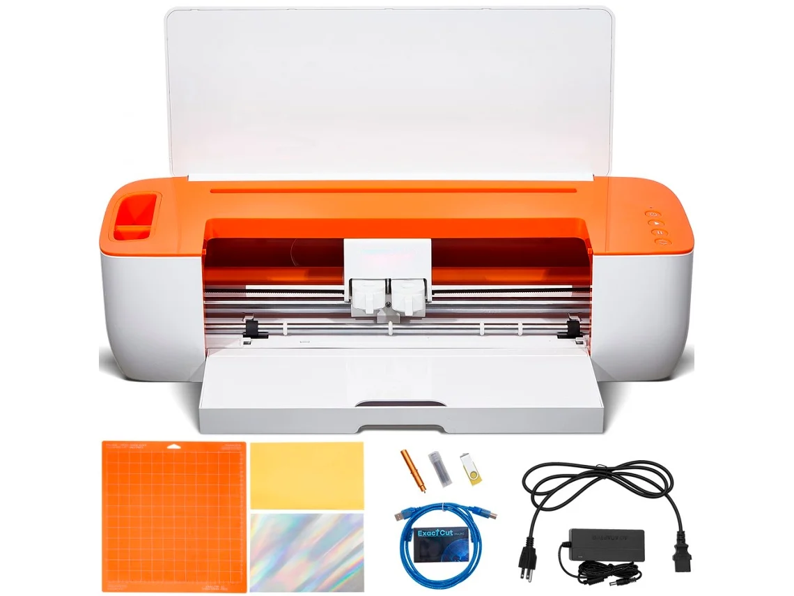 Plotter De Corte De Vinil 305mm Com Bluetooth, Biblioteca De Designs E Corte Automático Tekmaquinas