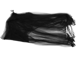 Mosquiteiro Quadrado Grande Para Cama Com Quatro Portas, Preto