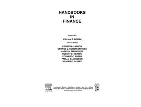 Livro Handbook of Corporate Finance: Empirical Corporate Finance de B. Espen Eckbo ( Inglês )