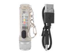 2026 lanterna Led Mini Chaveiro Portátil Usb Recarregável Luz Forte Multifuncional para Exterior Fluorescente