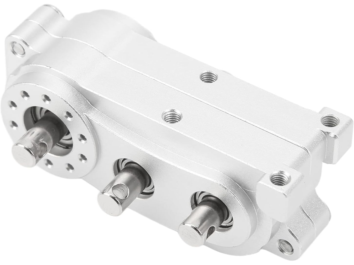 Caixa de Transferência de 2 Velocidades Usinada em Cnc para Carro Rc/10, Distância Entre Eixos de 313 Mm, Peças em SFUSHOS