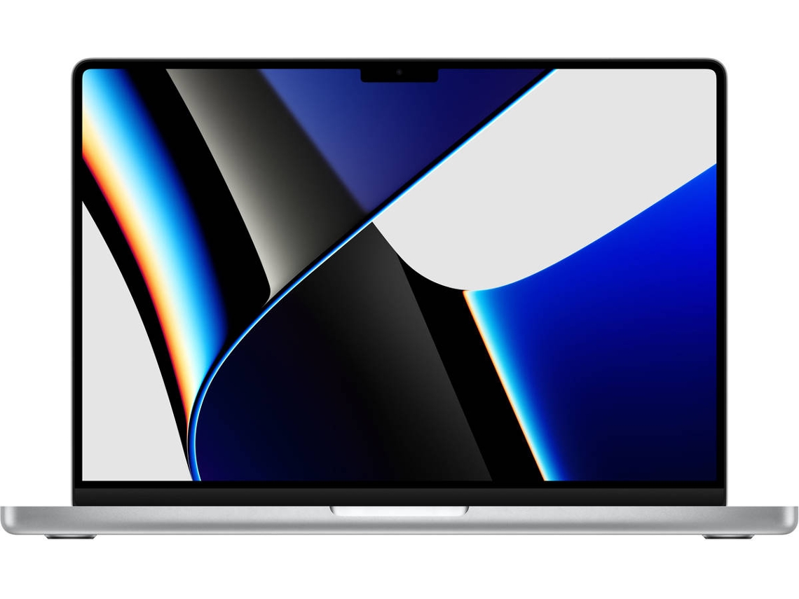 MacBook Pro APPLE Prateado (14'' - Apple M1 Pro 10-Core - RAM: 16 GB - 1 TB SSD - GPU 16 - Core)