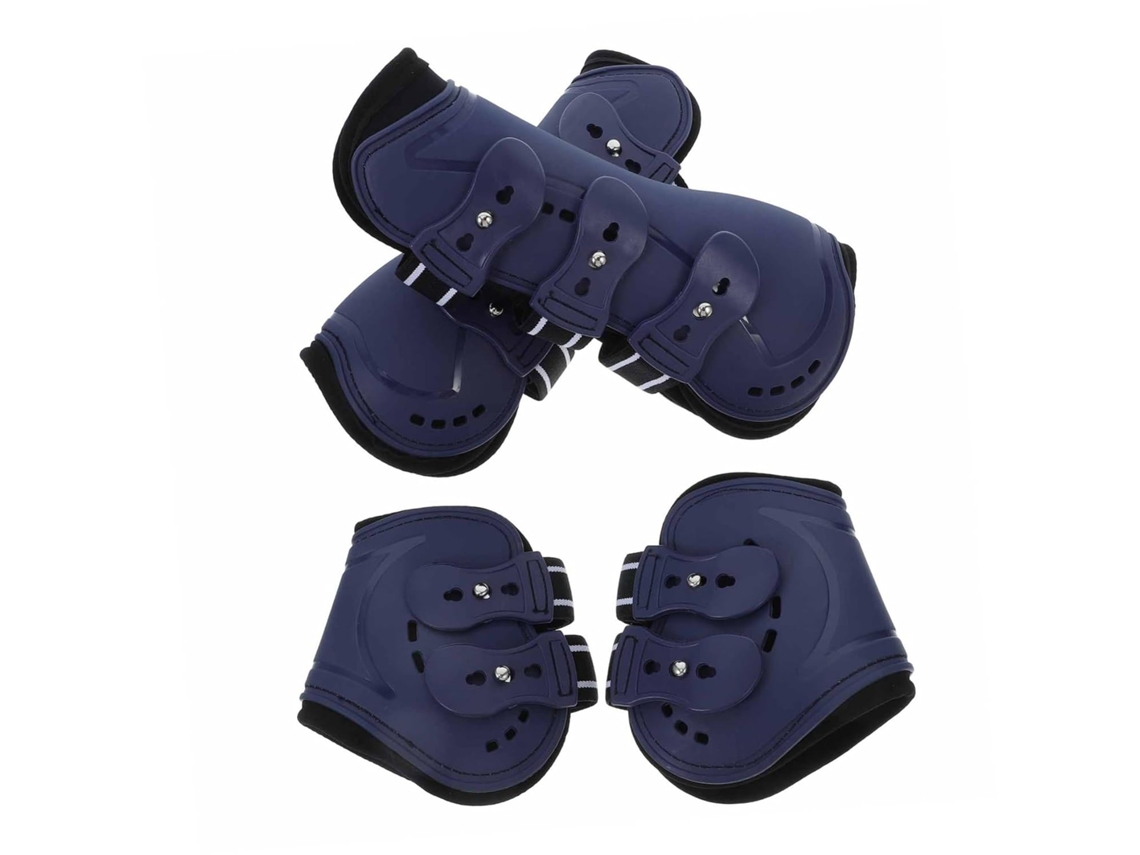 Conjunto SFUSHOS de 4 polainas e botas de pu para equitação