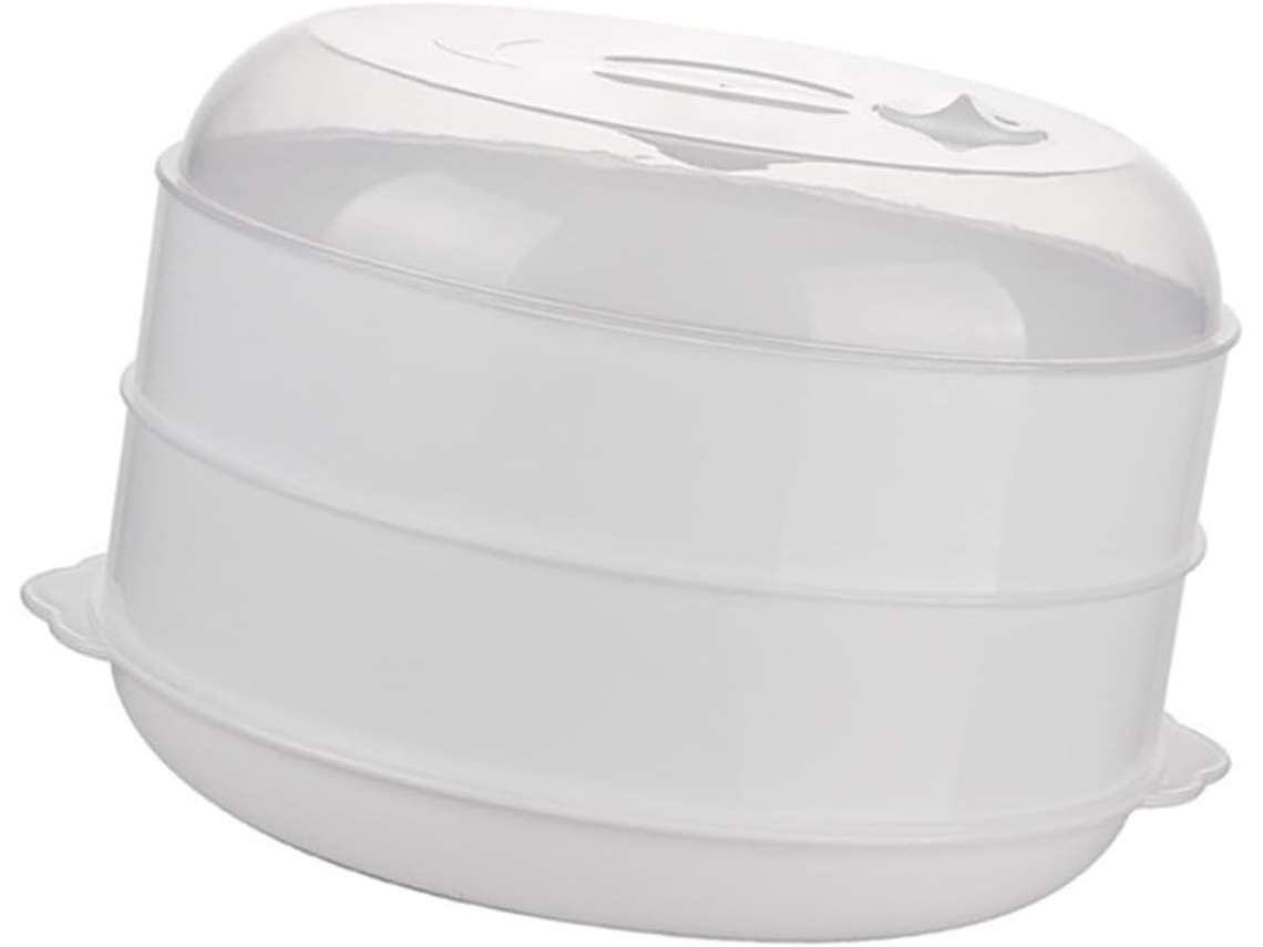 Duplo Multifuncional Para Cozinhar A Vapor No Micro Ondas, Ideal Para Uma Alimentação Saudável. Acessório De Cozinha Gokoco