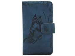 Estojo para iPhone 12 Pro EOOCOO com fecho zip e design de borboleta