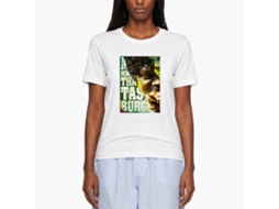 Rockinstone Men's T-shirt Pulp Fiction Kahuna Burger Graphic Print Tee White Size:m