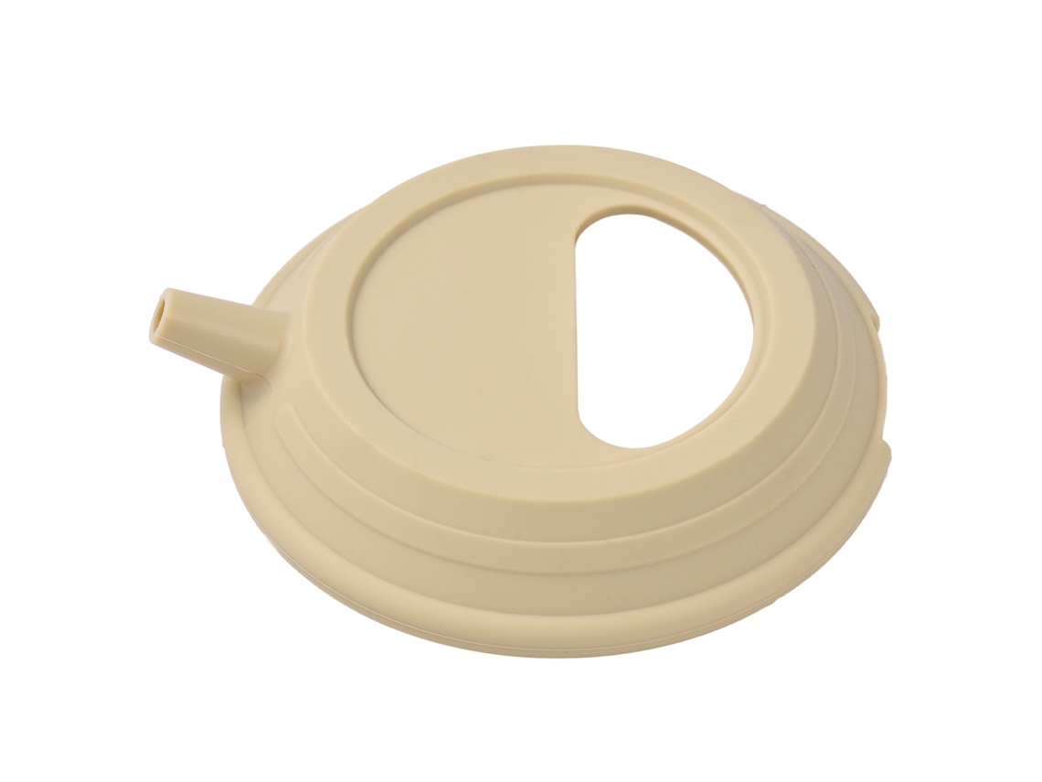 Tampa de Panela de Silicone Portátil para Camping Khaki