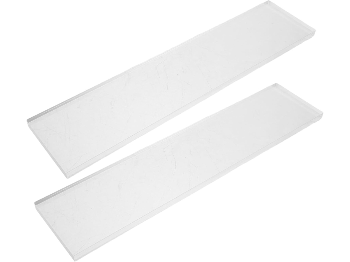 Conjunto De 2-prateleiras Acrílico Para Armário Medicamentos 13-polegadas