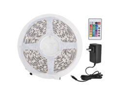 Fita de Luz Led Rgb 10m Controle Bluetooth App 24 Teclas para Decoração