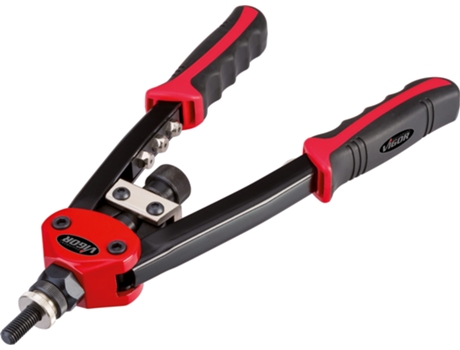 Rebitador manual VIGOR V3735 para rebites cegos e porcas de rebite Universal 320 mm Número de ferramentas: 9