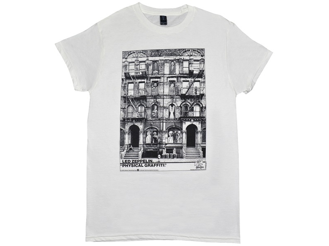 Led Zeppelin Physical Graffiti T-shirt Unisex Adults Size:xl