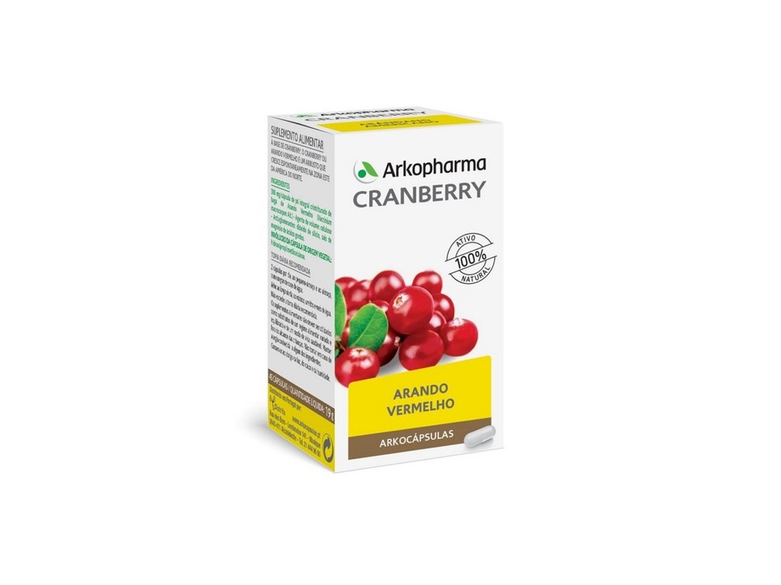 Suplemento Alimentar ARKOPHARMA Arkocápsulas Cranberry (45 cápsulas)